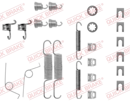 Accessory Kit, brake shoes